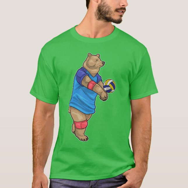 Camiseta Voleibol de oso (Anverso)