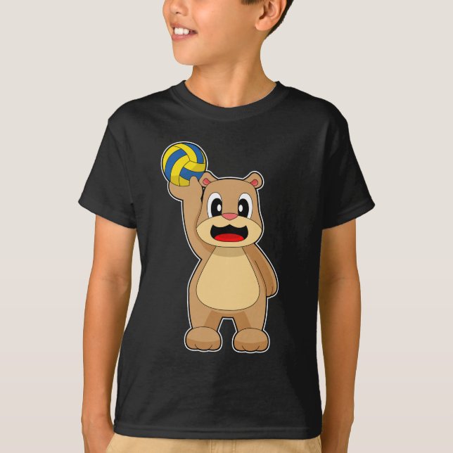 Camiseta Voleibol de oso (Anverso)