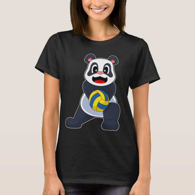 Camiseta Voleibol de Panda (Anverso)