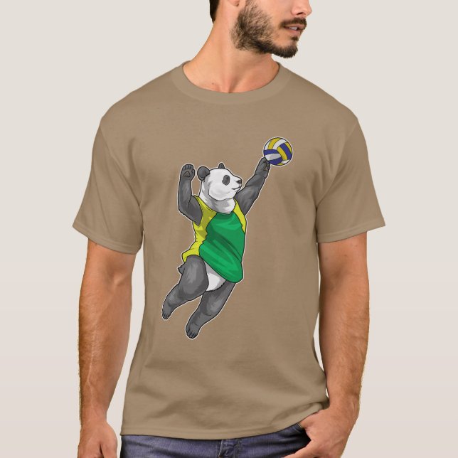 Camiseta Voleibol de Panda (Anverso)
