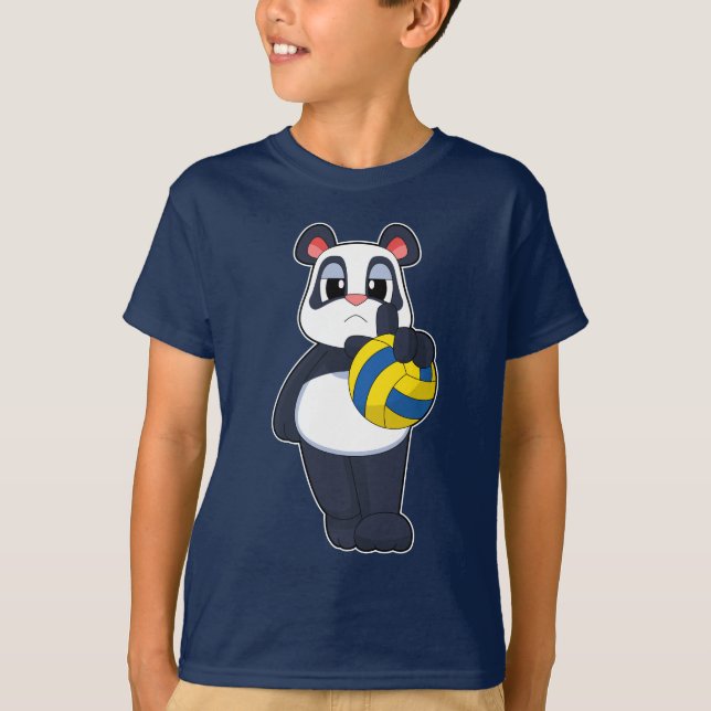 Camiseta Voleibol de Panda (Anverso)