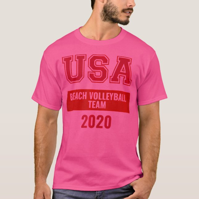 Camiseta Voleibol De Playa De Estados Unidos 2020 (Anverso)