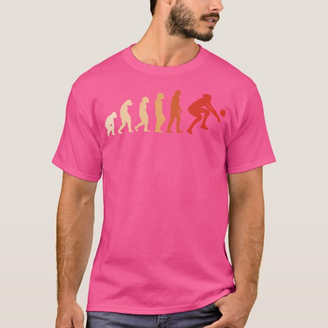 Camiseta Voleibol de playa de evolución deportiva (Anverso)
