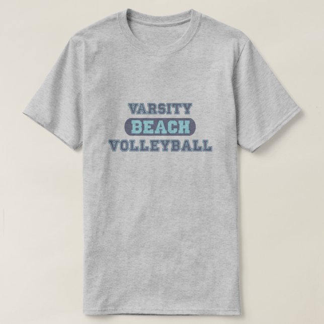 Camiseta Voleibol de playa divertido (Diseño del anverso)