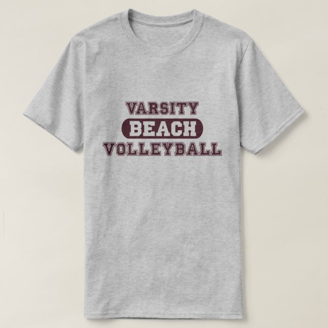 Camiseta Voleibol de playa divertido (Diseño del anverso)