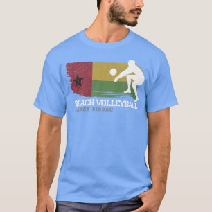 Camiseta Voleibol de playa Guinea Bissau Bandera de Guinea 