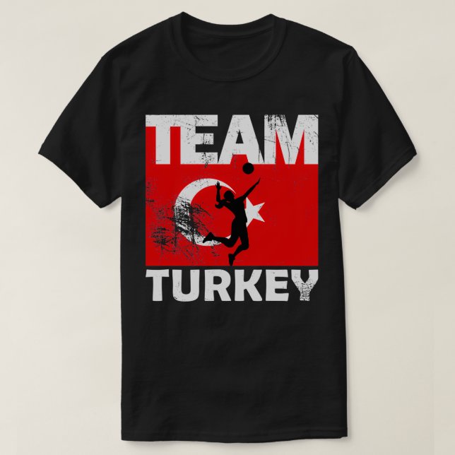 Camiseta Voleibol de Turquía (Diseño del anverso)