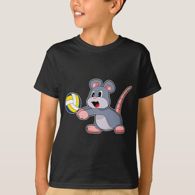 Camiseta Voleibol del ratón (Anverso)