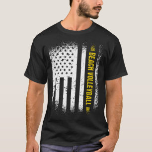 Camiseta Voleibol deportivo de playa Bandera de Estados Uni