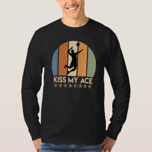 Camiseta Voleibol dice besa mi voleibol de fútbol