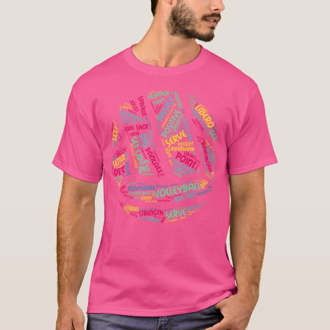 Camiseta Voleibol dice voleibol (Anverso)
