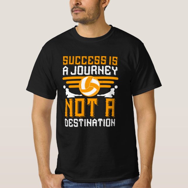 Camiseta Voleibol - El Éxito Es Un Viaje (Anverso)