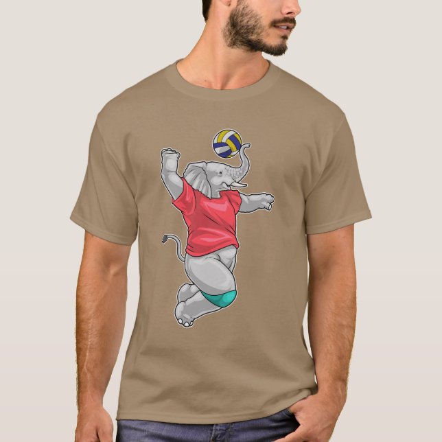 Camiseta Voleibol elefante (Anverso)