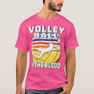 Camiseta Voleibol En Jugador De Voleibol Deportivo En Sangr
