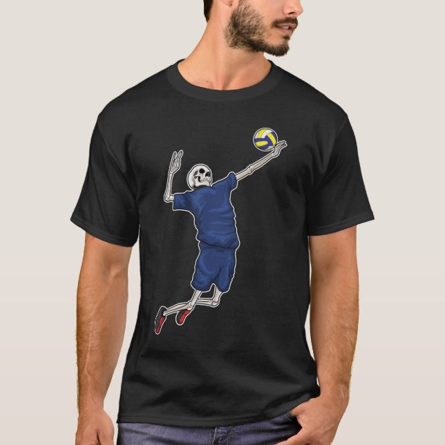 Camiseta Voleibol esquelético (Anverso)