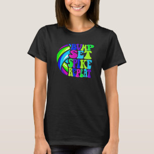 Camiseta Voleibol Femenino Bump Set Spike para Adolescentes