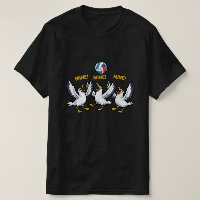 Camiseta Voleibol Gaviotas Mío Mío Mío (Diseño del anverso)