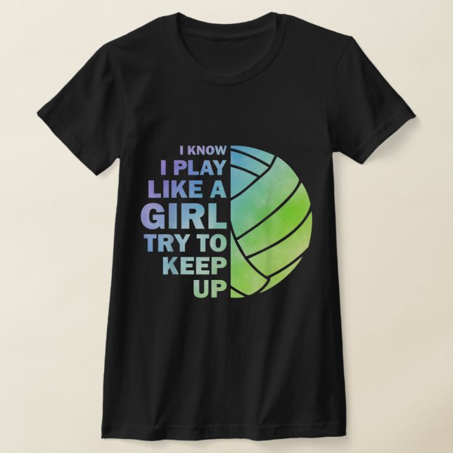Camiseta Voleibol Guay Para Mujeres Chicas Voleibol Juvenil (Distribución)