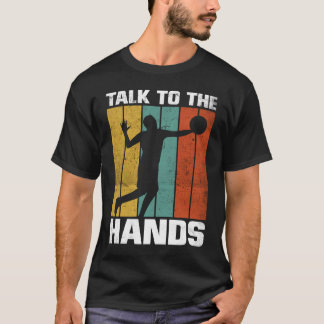 Camiseta Voleibol Hablar Con El Vintage Retro Manos 1