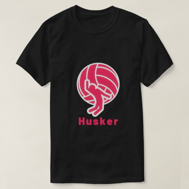 Camiseta Voleibol Husker (Diseño del anverso)