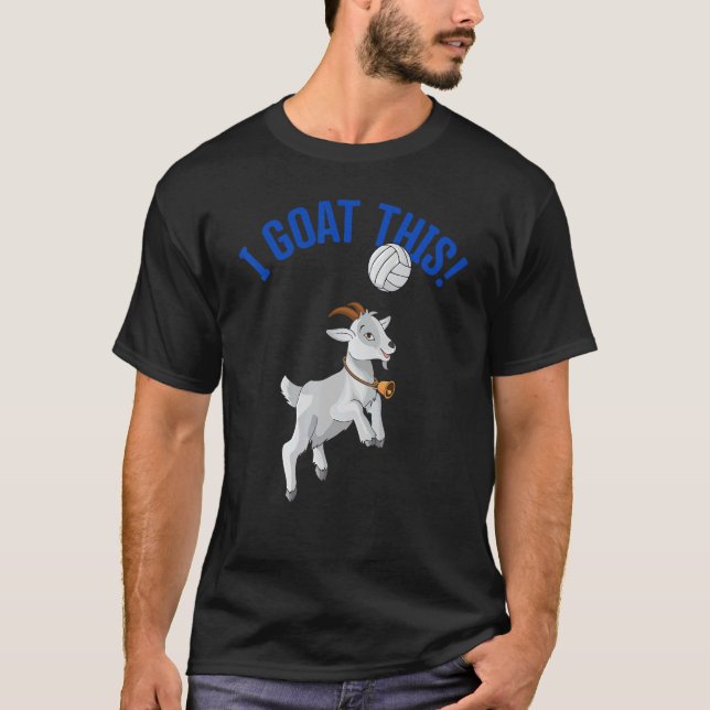 Camiseta Voleibol I Goat This Goat & Volleyball Player 1 (Anverso)