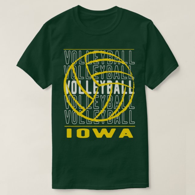 Camiseta Voleibol Iowa (Diseño del anverso)
