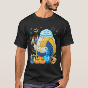 Camiseta Voleibol judío Menorah Hanukkah Chanukah Sport