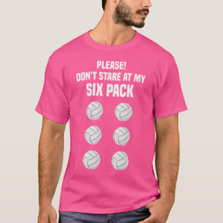 Camiseta Voleibol Lover Shirt Funny Six Pack Chiste de pres
