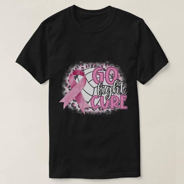 Camiseta Voleibol Lucha contra el cáncer de mama Cinta rosa (Diseño del anverso)
