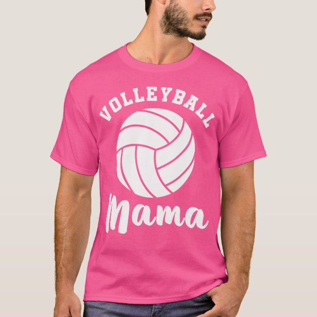 Camiseta Voleibol Mamá Mamá Matar Té De Voleibol Familiar (Anverso)
