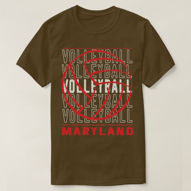 Camiseta Voleibol Maryland (Diseño del anverso)