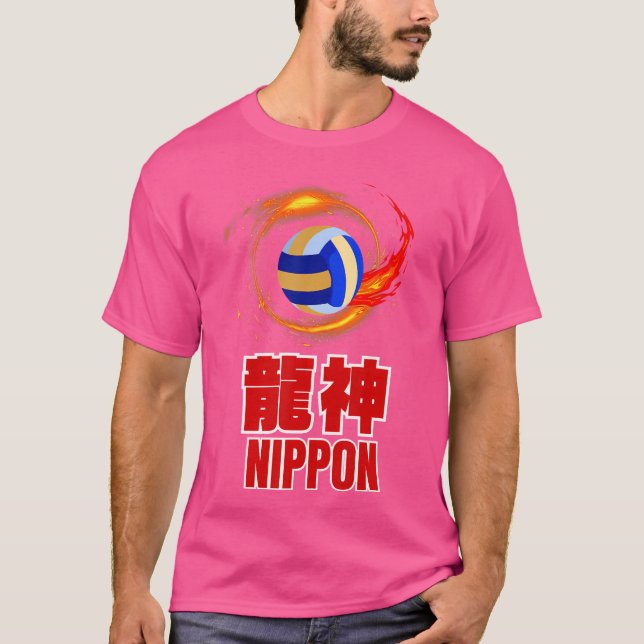 Camiseta Voleibol masculino Nippon Japan (Anverso)