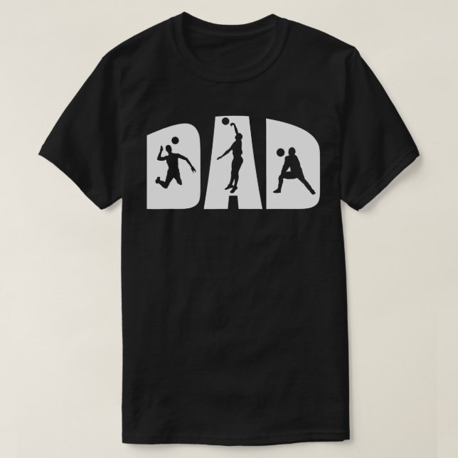 Camiseta Voleibol masculino padre padre voleybolista (Diseño del anverso)
