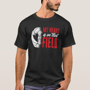 Camiseta Voleibol, Mi Corazón Está En Ese Campo