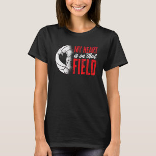 Camiseta Voleibol, Mi Corazón Está En Ese Campo