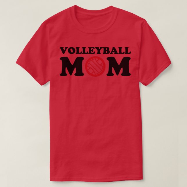 Camiseta Voleibol Mom1 (Diseño del anverso)