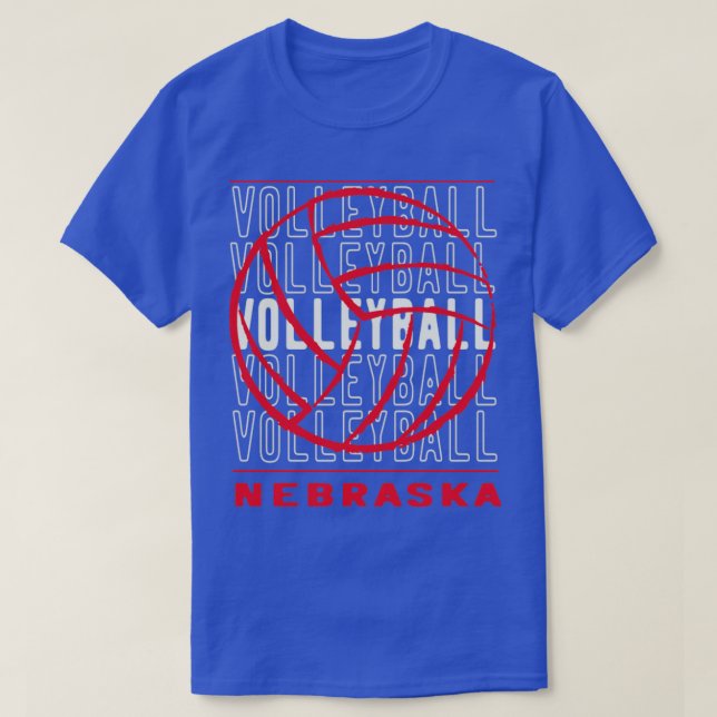 Camiseta Voleibol Nebraska (Diseño del anverso)