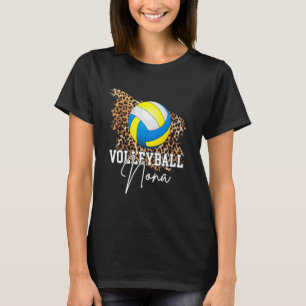 Camiseta Voleibol Nona Leopard Heart