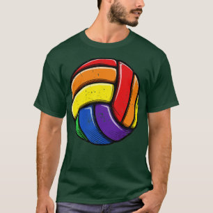 Camiseta Voleibol Orgullo gay LGBT para hombres Chicas de n