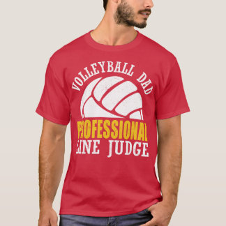 Camiseta Voleibol Papa Profesional Juez de Línea Funny Voll