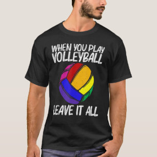 Camiseta Voleibol Para Hombres Jugador De Voleibol Femenino