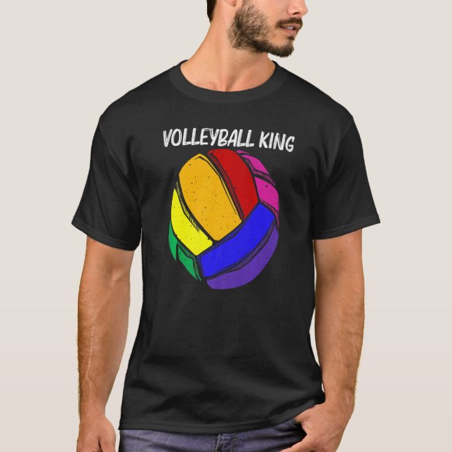 Camiseta Voleibol Para Hombres Jugador Deportivo De Voleibo (Anverso)