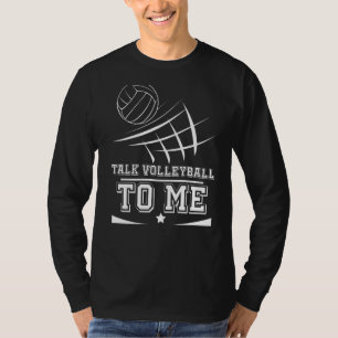 Camiseta Voleibol Para Hombres Y Mujeres Me Hablan De Volei