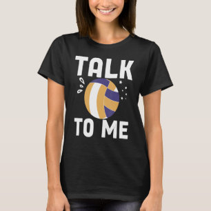 Camiseta Voleibol Para Hombres Y Mujeres Me Hablan De Volei