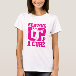 Camiseta Voleibol para la conciencia del cáncer de mama que