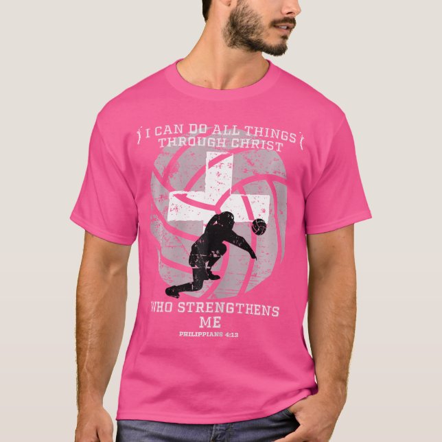 Camiseta Voleibol para un atleta cristiano Chica (Anverso)