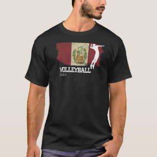 Camiseta Voleibol peruano bandera Chicas de voleibol 1