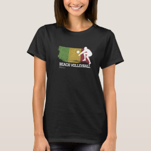 Camiseta Voleibol playa Bandera de Mali Amo Voleibol