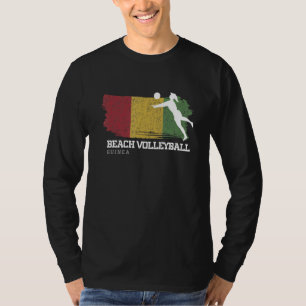 Camiseta Voleibol playa mujeres Guinea Bandera Voleibol Gir