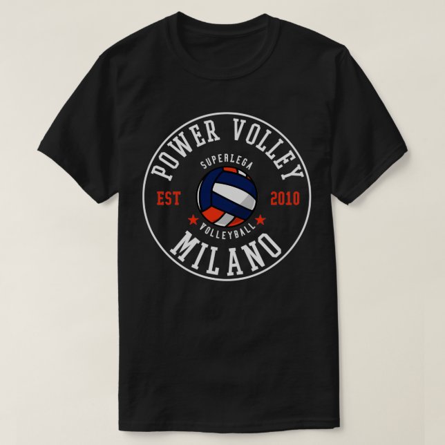 Camiseta Voleibol Power Volley Milano Superlega (Diseño del anverso)